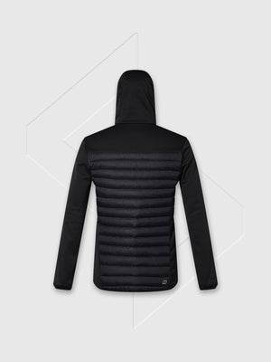 Berghaus Vaskye Hooded Hybrid Full Zip Jacket Black/Black from Saxumo.com