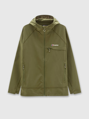 Berghaus Wavertree Hooded Jacket Khaki from Saxumo.com