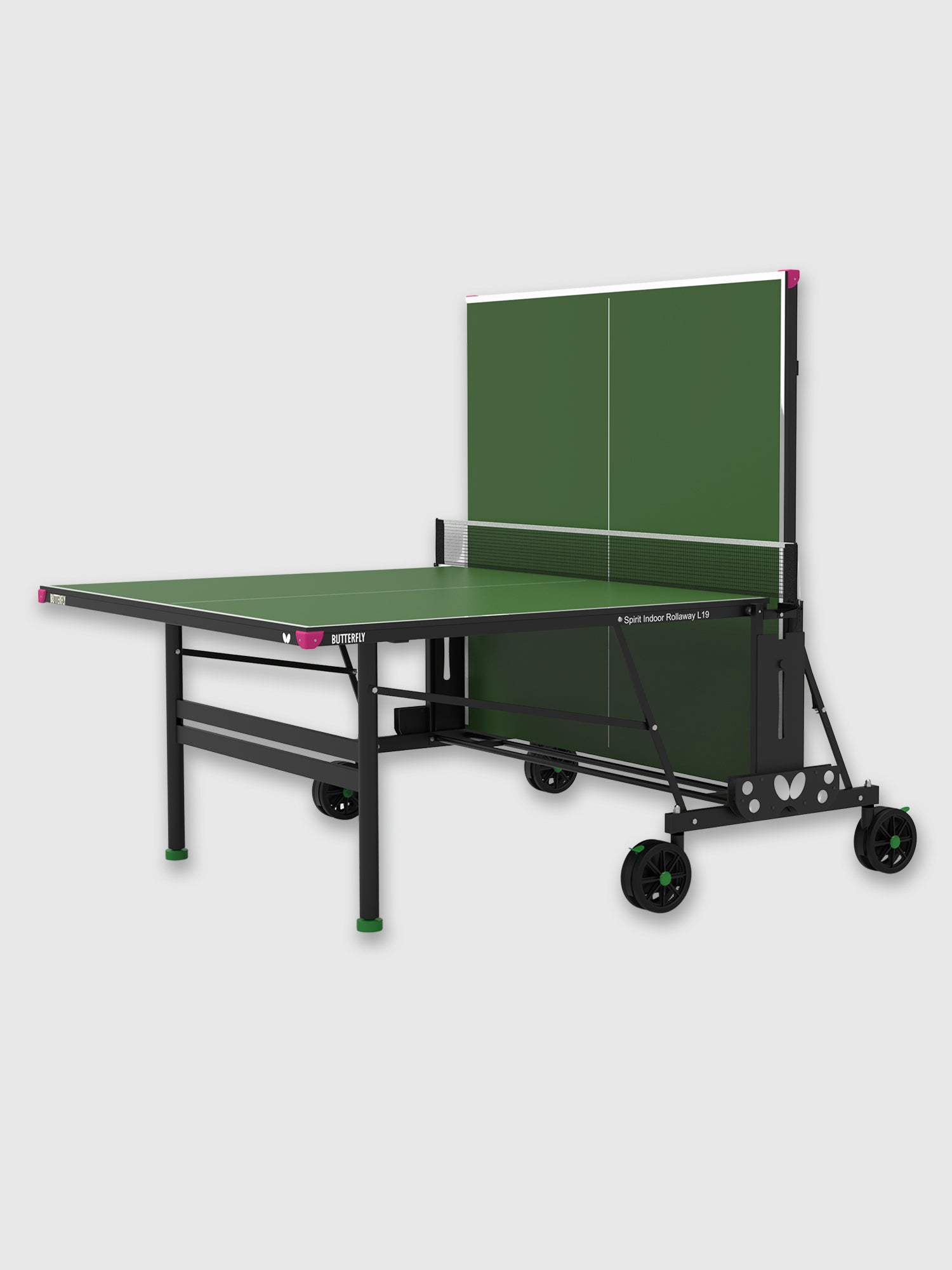 Butterfly Spirit L19 Rollaway Tennis Table Green from Saxumo.com