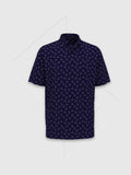 Callaway All-over large chev Printed Polo Peacoat Navy