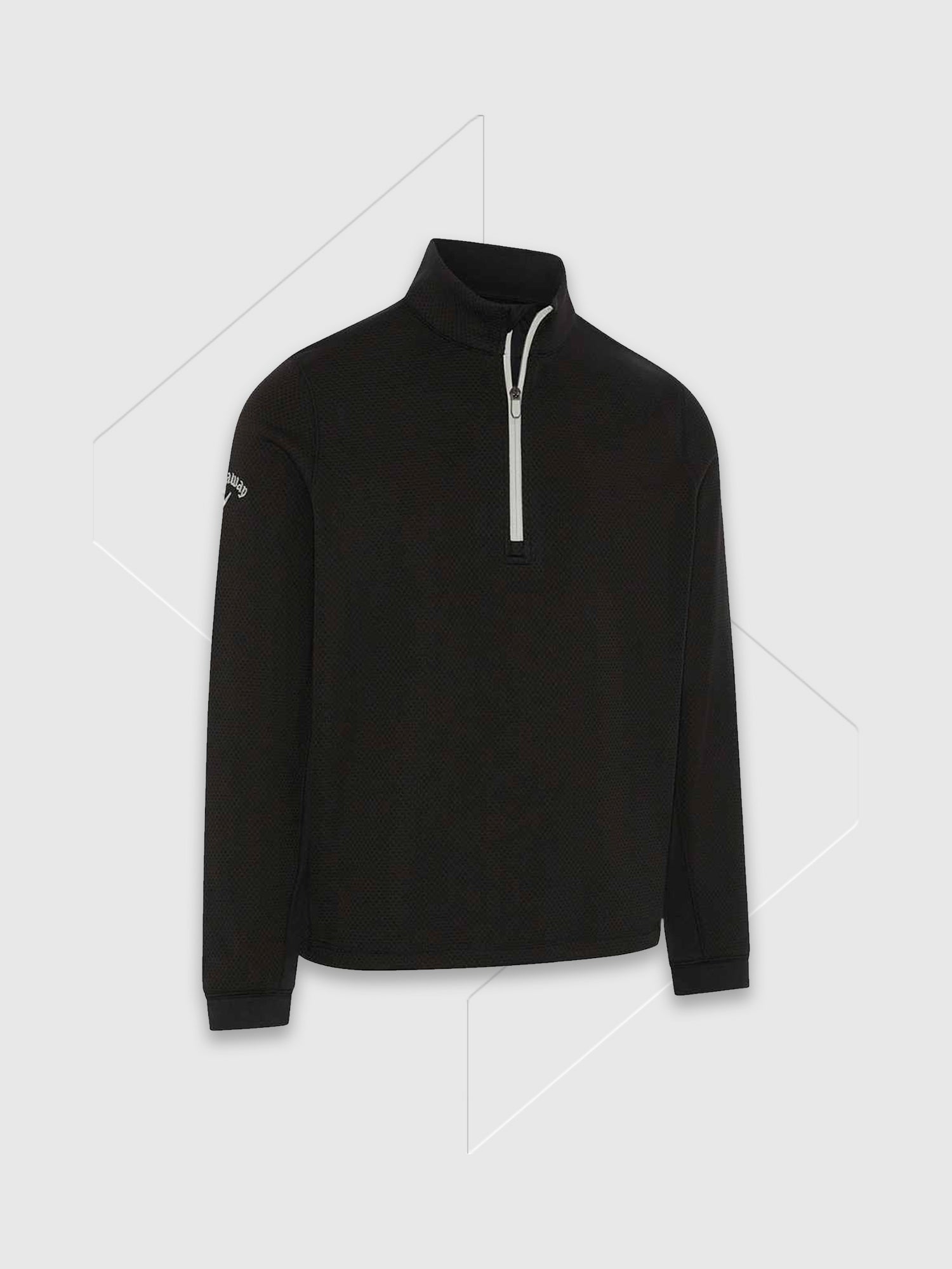Callaway Half Zip Hex Fleece Caviar from Saxumo.com