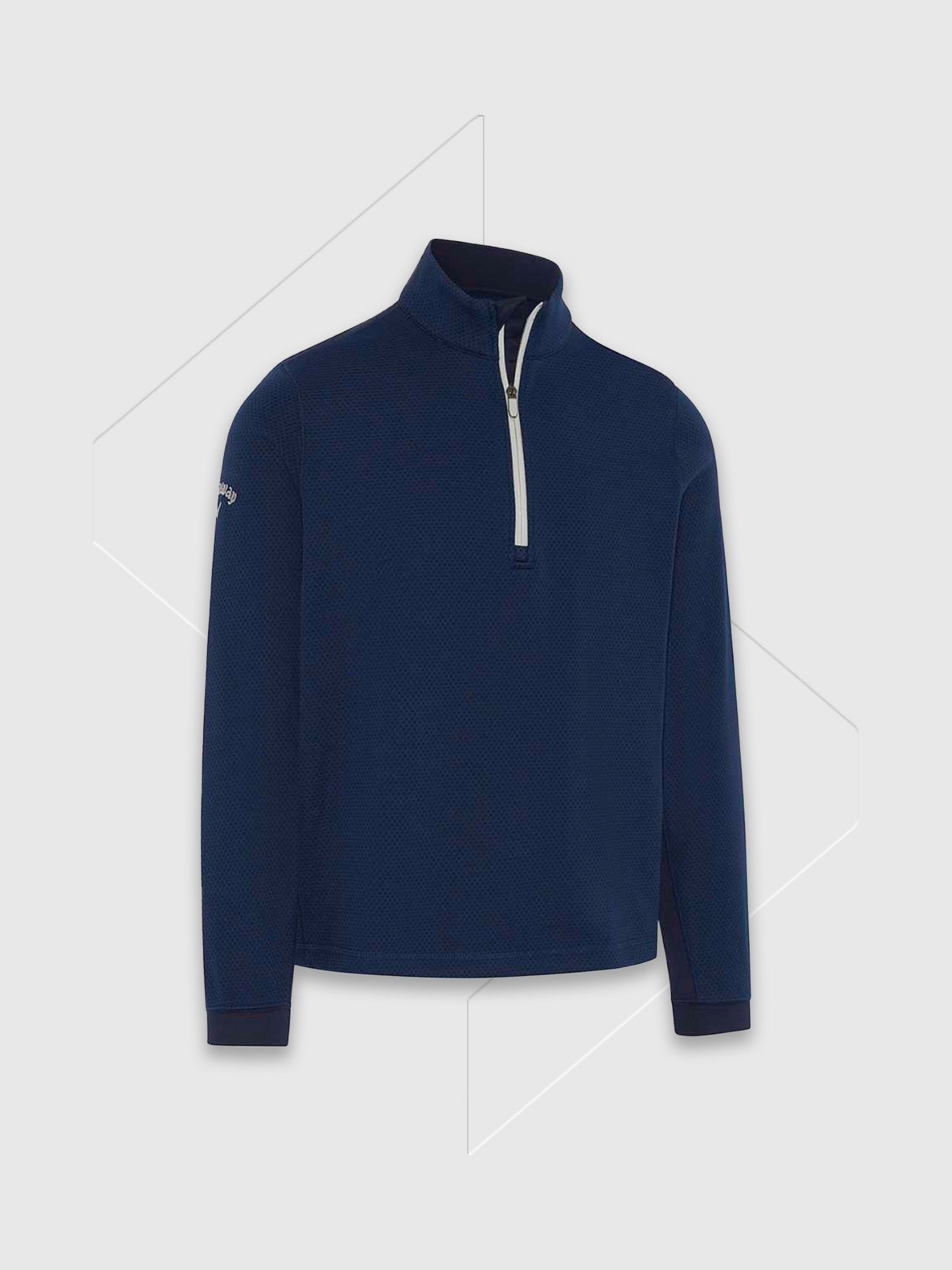 Callaway Half Zip Hex Fleece Navy Peacoat from Saxumo.com