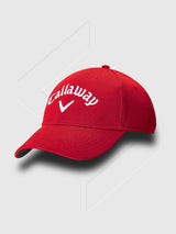 Callaway Side Crested Golf Cap Red