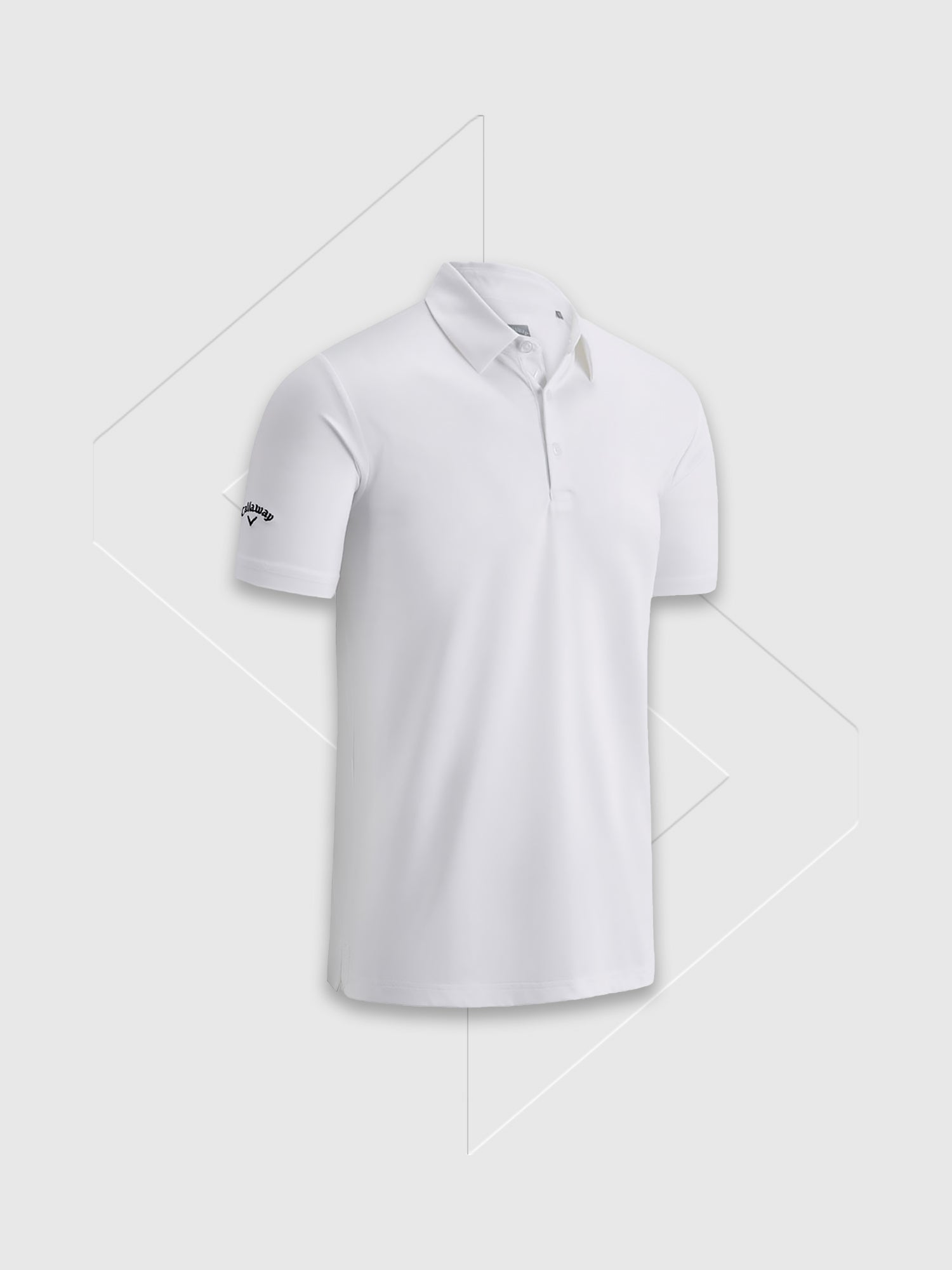 Callaway Swing Tech™ Solid Polo Bright White from Saxumo.com