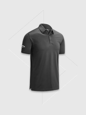 Callaway Swing Tech™ Solid Polo Grey Asphalt from Saxumo.com