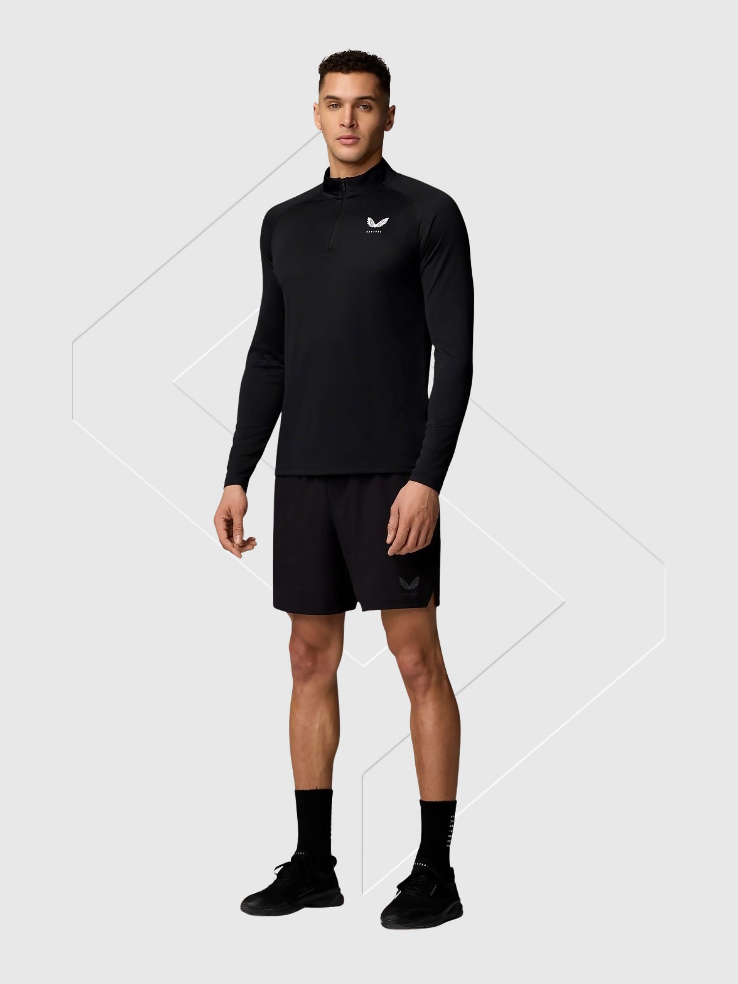 Castore Adapt Training Half Zip Top Black from Saxumo.com