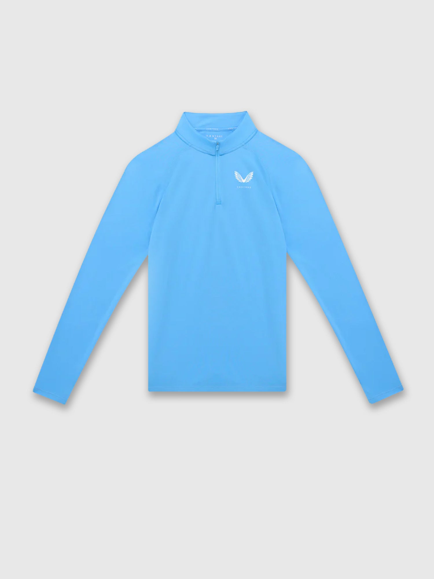 Castore Adapt Training Half Zip Top Cool Blue/Mid Grey from Saxumo.com