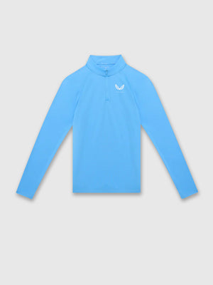 Castore Adapt Training Half Zip Top Cool Blue/Mid Grey from Saxumo.com