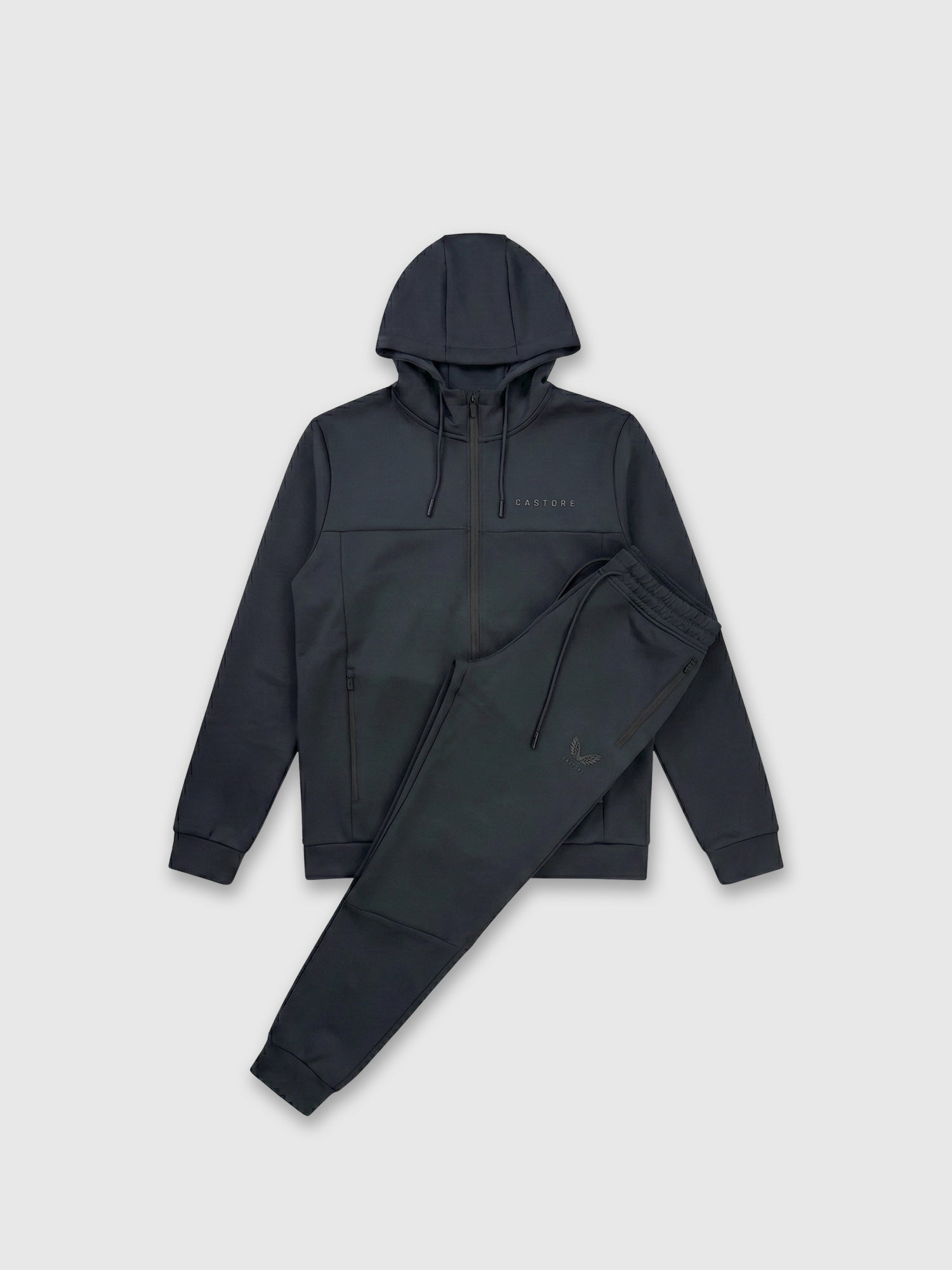 Castore Scuba Full Zip Through Hoody Tracksuit Set Gunmetal Grey from Saxumo.com