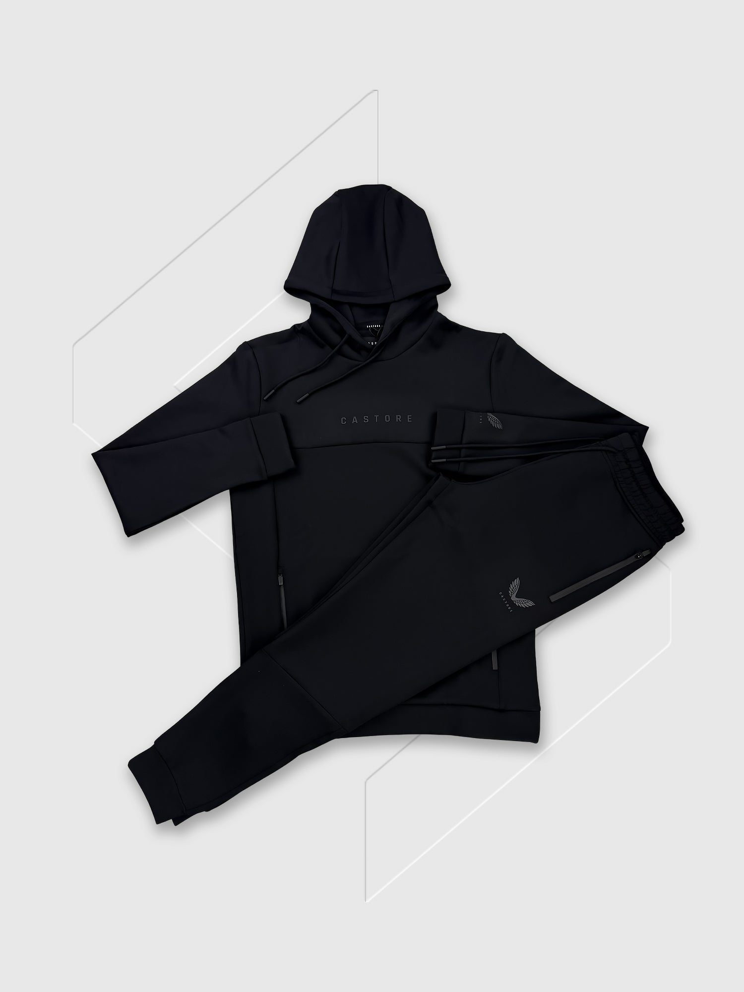 Castore Scuba Hoody Tracksuit Set Black from Saxumo.com