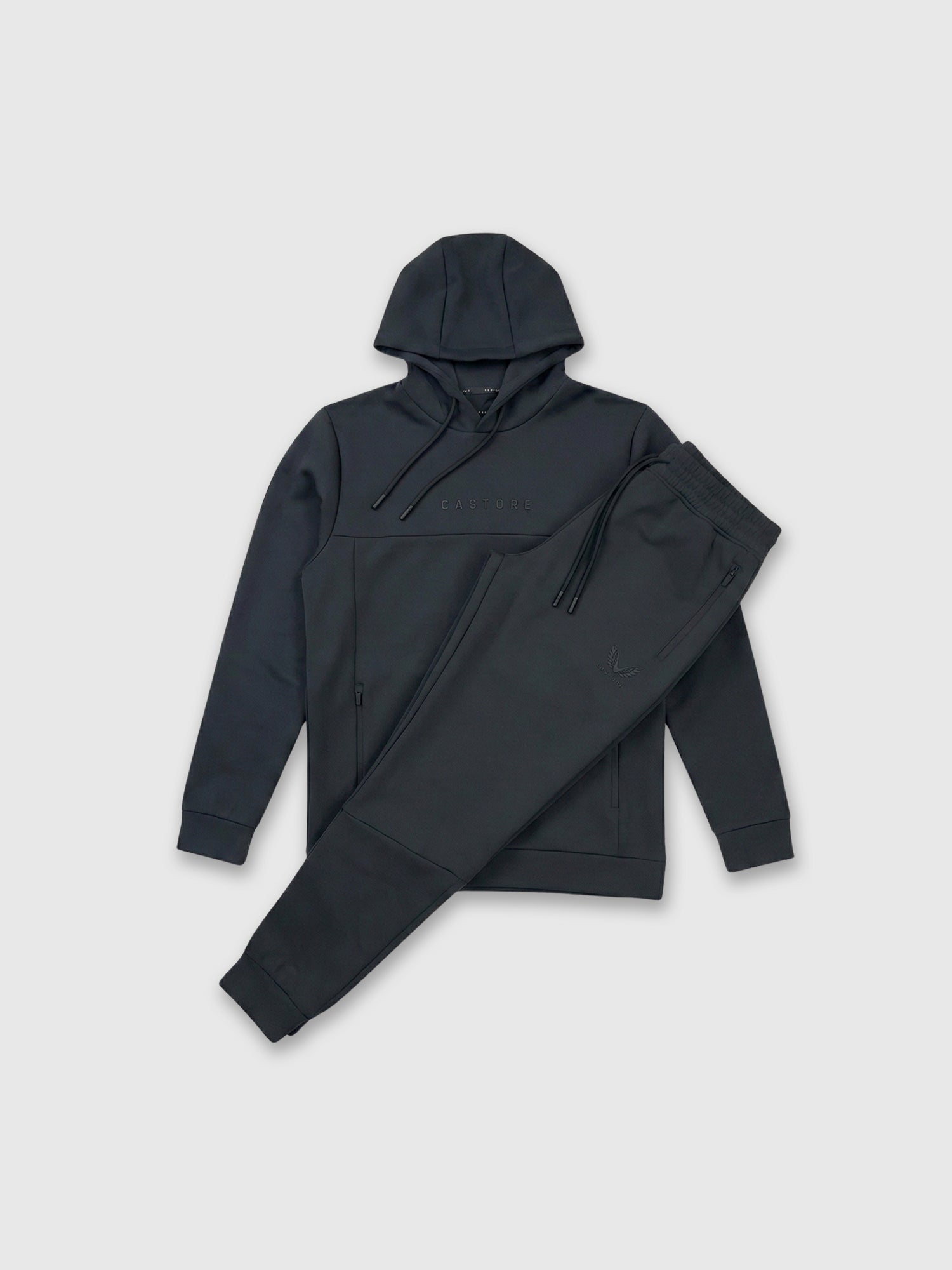 Castore Scuba Hoody Tracksuit Set Gunmetal from Saxumo.com
