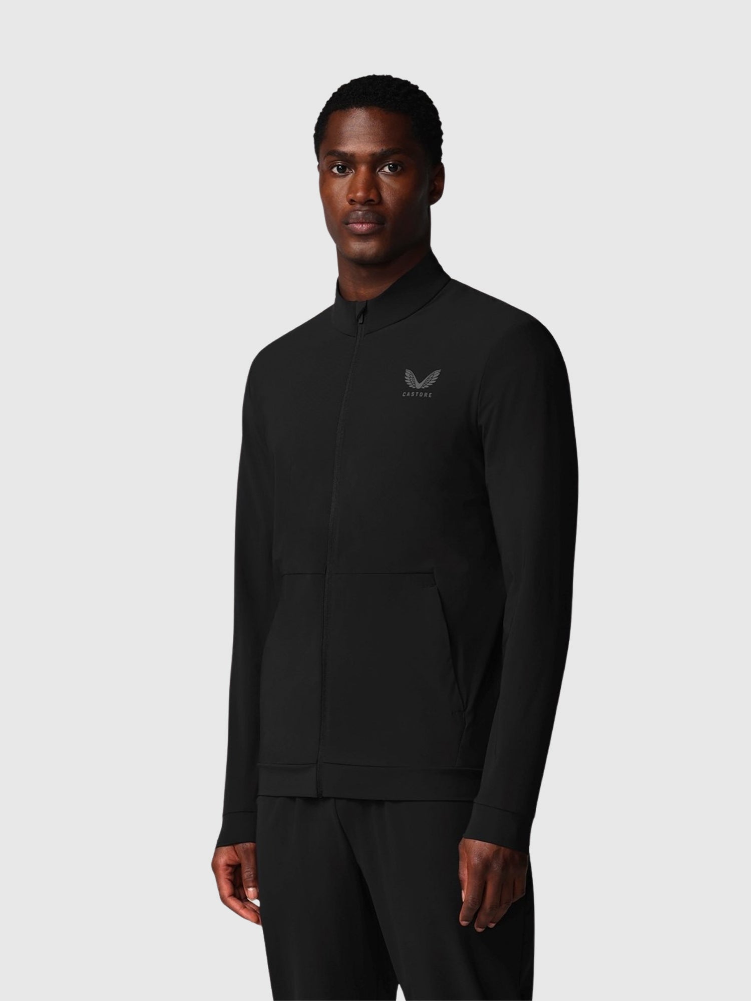 Castore Tech Training Jacket Black/Gunmetal from Saxumo.com
