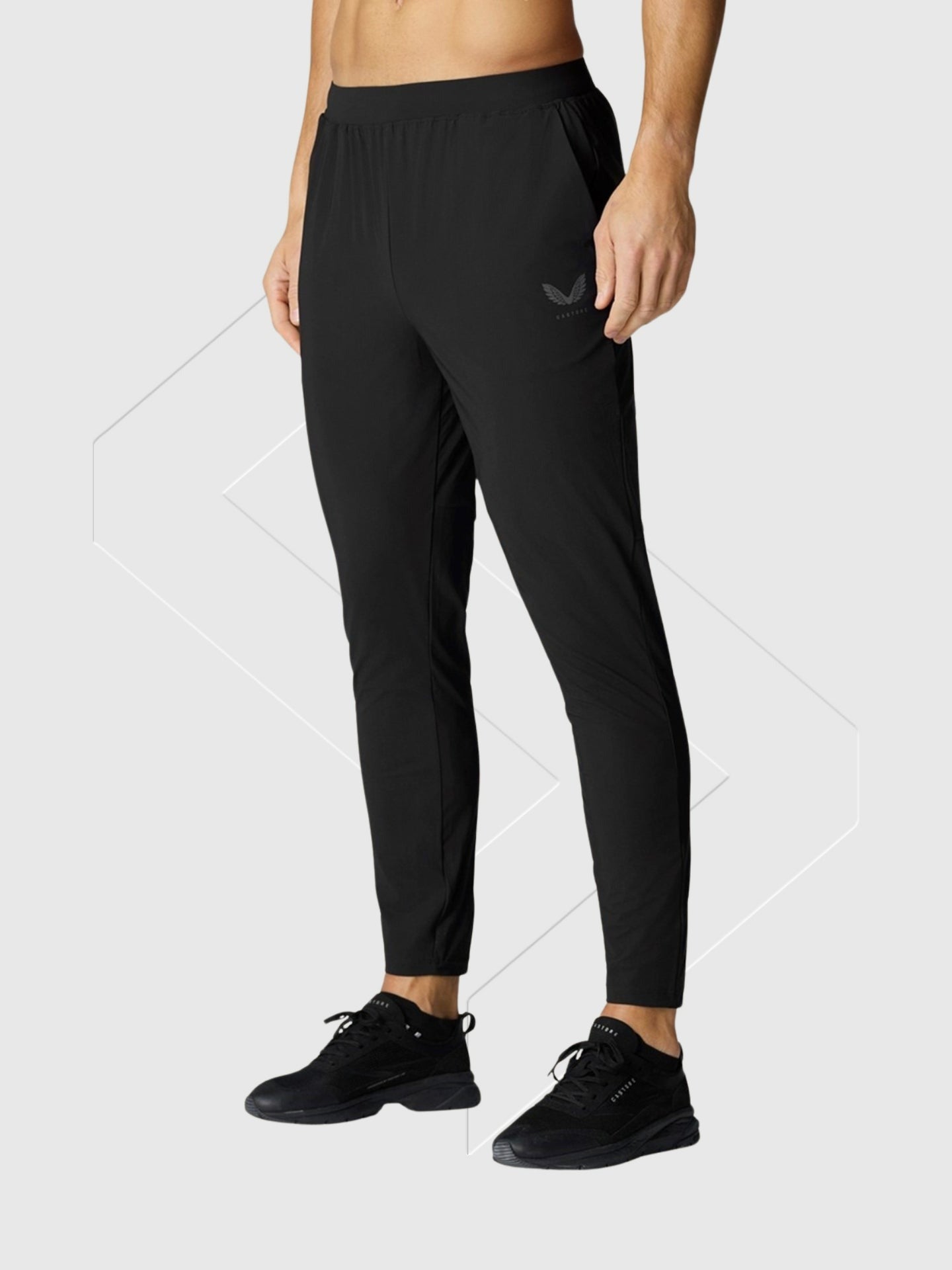 Castore Adapt Training Half Zip Top/Pant Set Cool Blue/Black from Saxumo.com