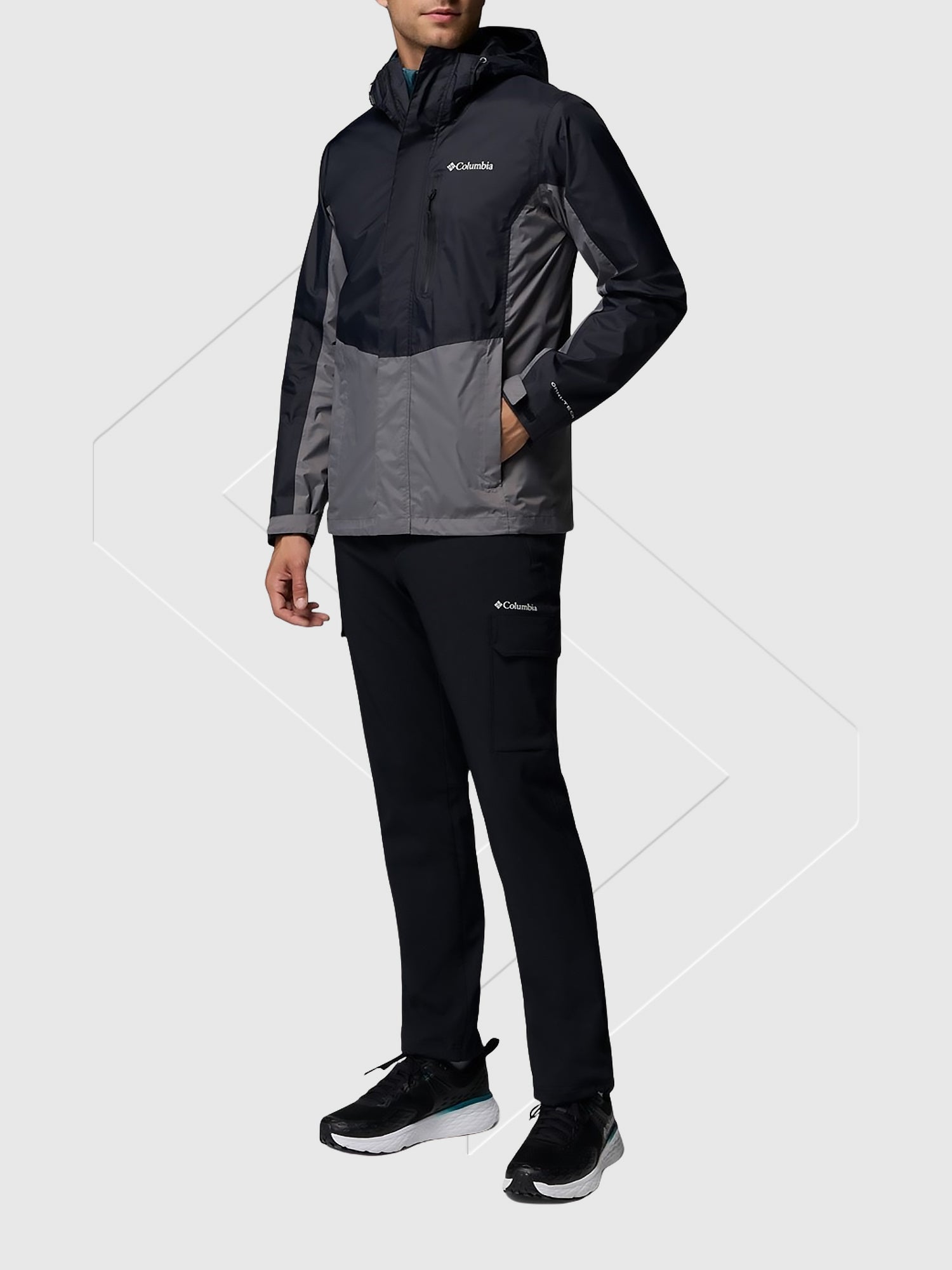 Columbia Pouring Adventure III Jacket Black/Grey from Saxumo.com