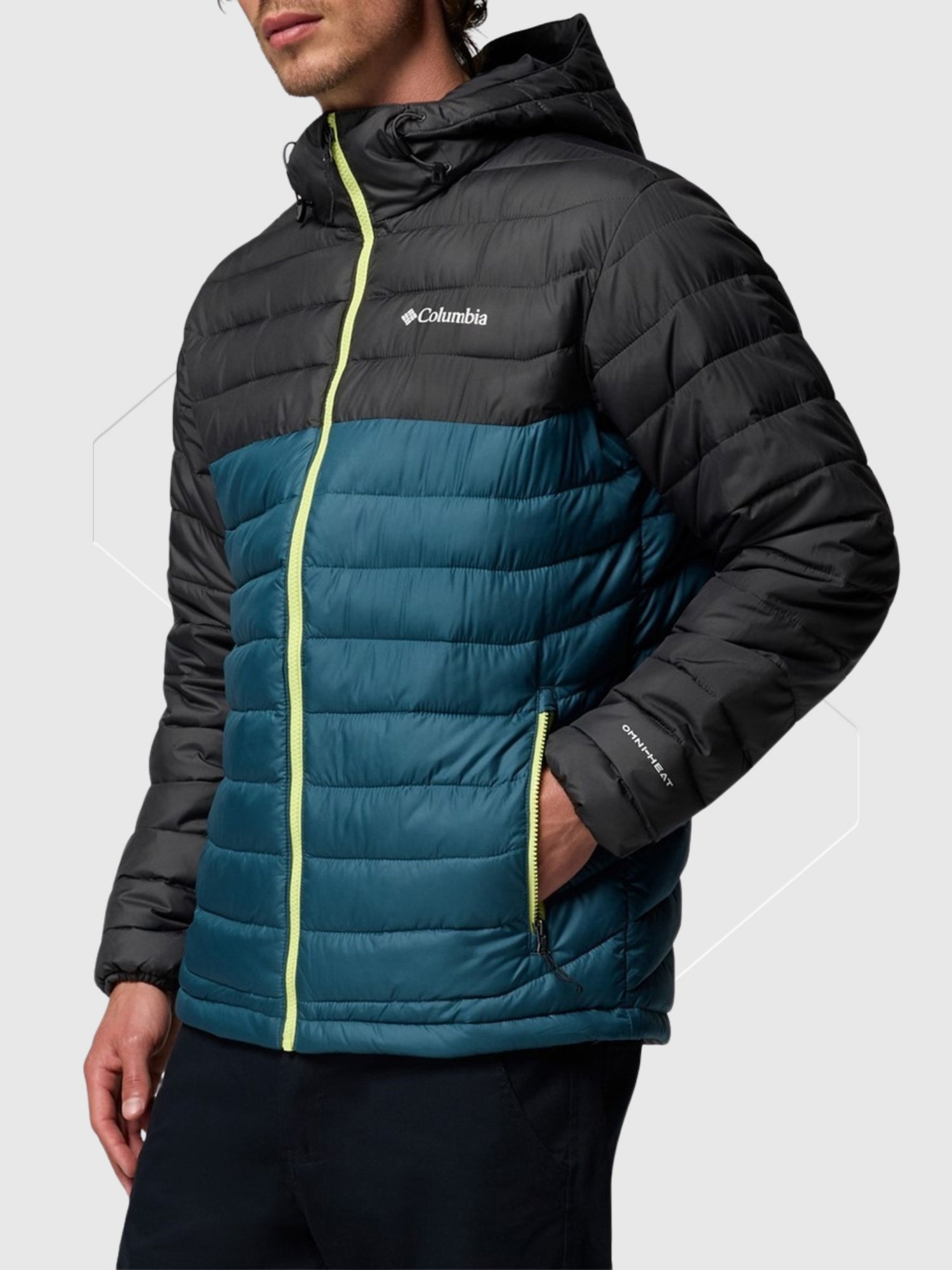 Columbia Powder Lite II Hooded Jacket Everblue from Saxumo.com