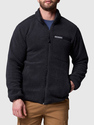 Columbia Rugged Ridge High Pile Full Zip Black from Saxumo.com