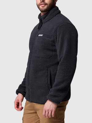 Columbia Rugged Ridge High Pile Full Zip Black from Saxumo.com