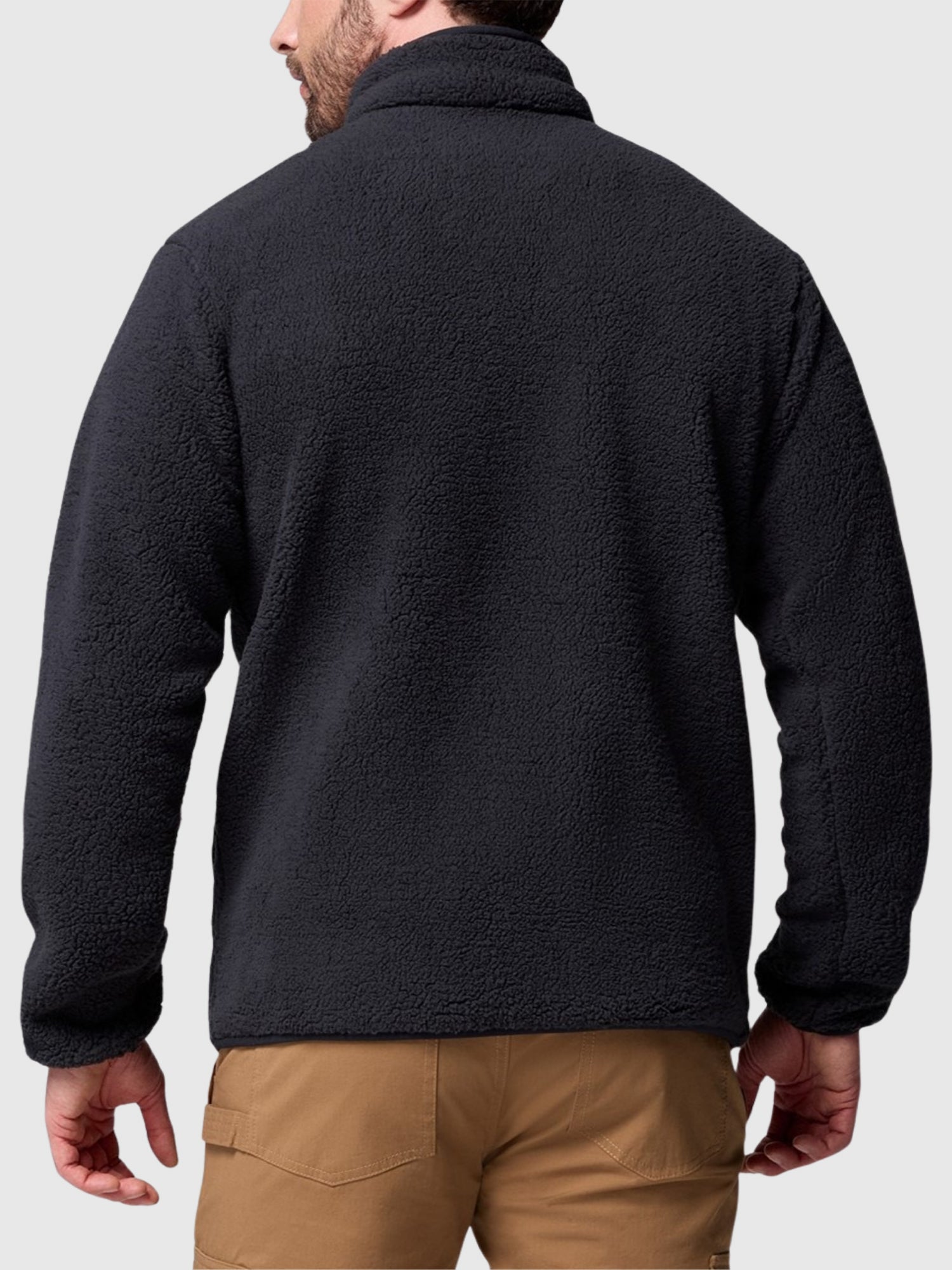 Columbia Rugged Ridge High Pile Full Zip Black from Saxumo.com