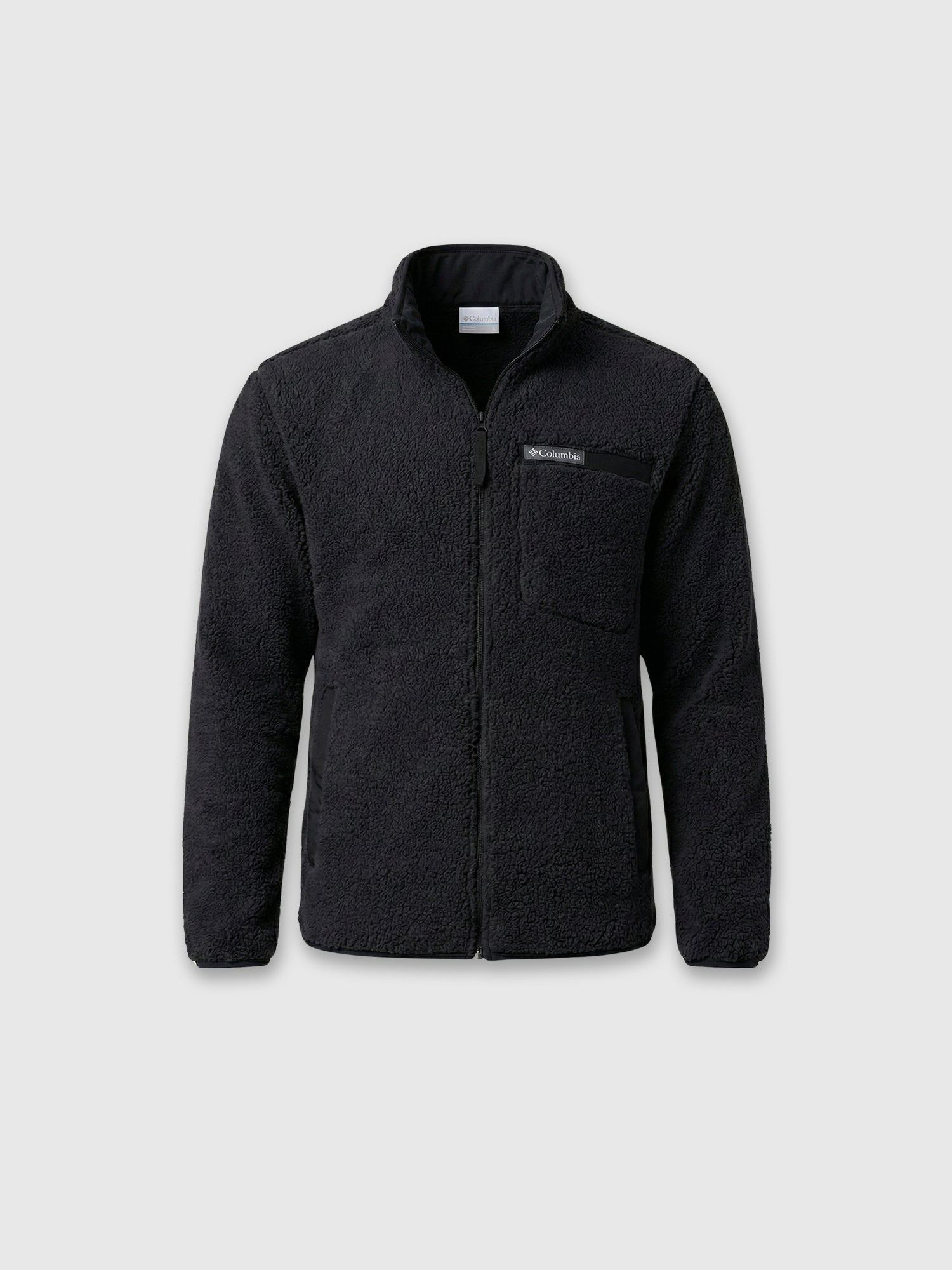 Columbia Rugged Ridge High Pile Full Zip Black from Saxumo.com