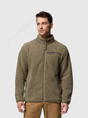 Columbia Rugged Ridge High Pile Full Zip Stone from Saxumo.com