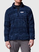 Columbia Rugged Ridge High Pile Half Zip Navy from Saxumo.com