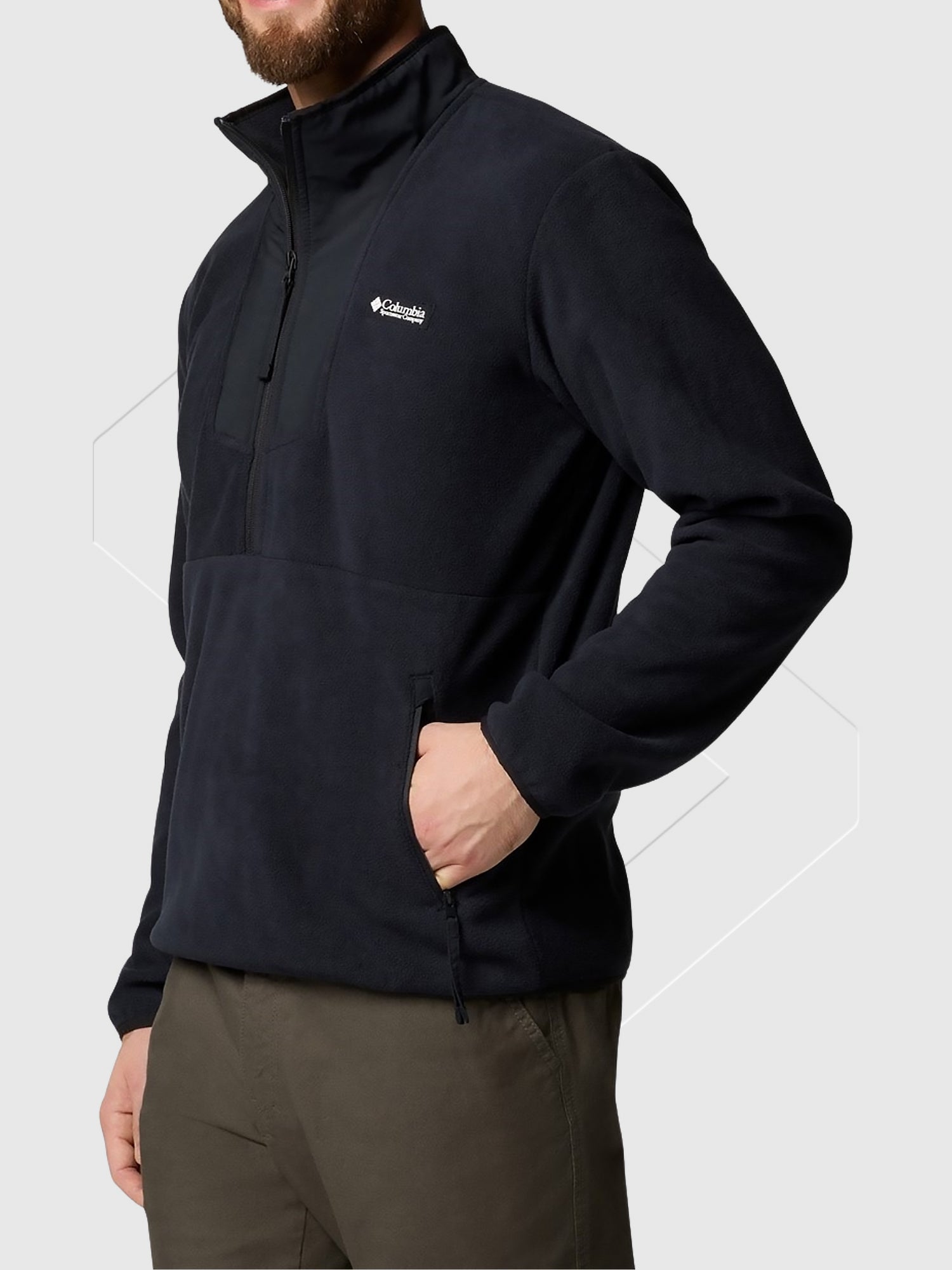 Columbia Sequoia Grove Half Zip Fleece Black from Saxumo.com