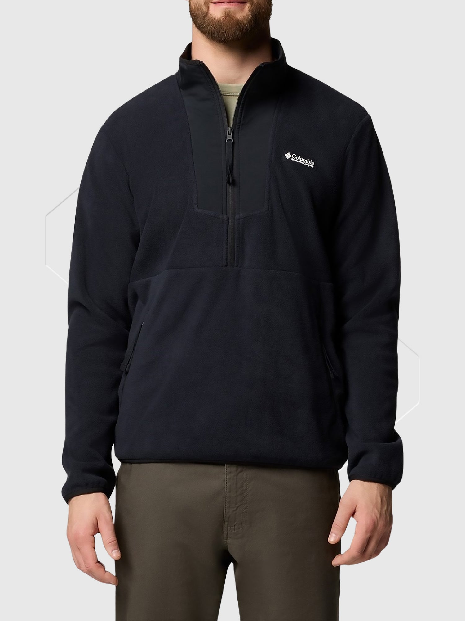 Columbia Sequoia Grove Half Zip Fleece Black from Saxumo.com