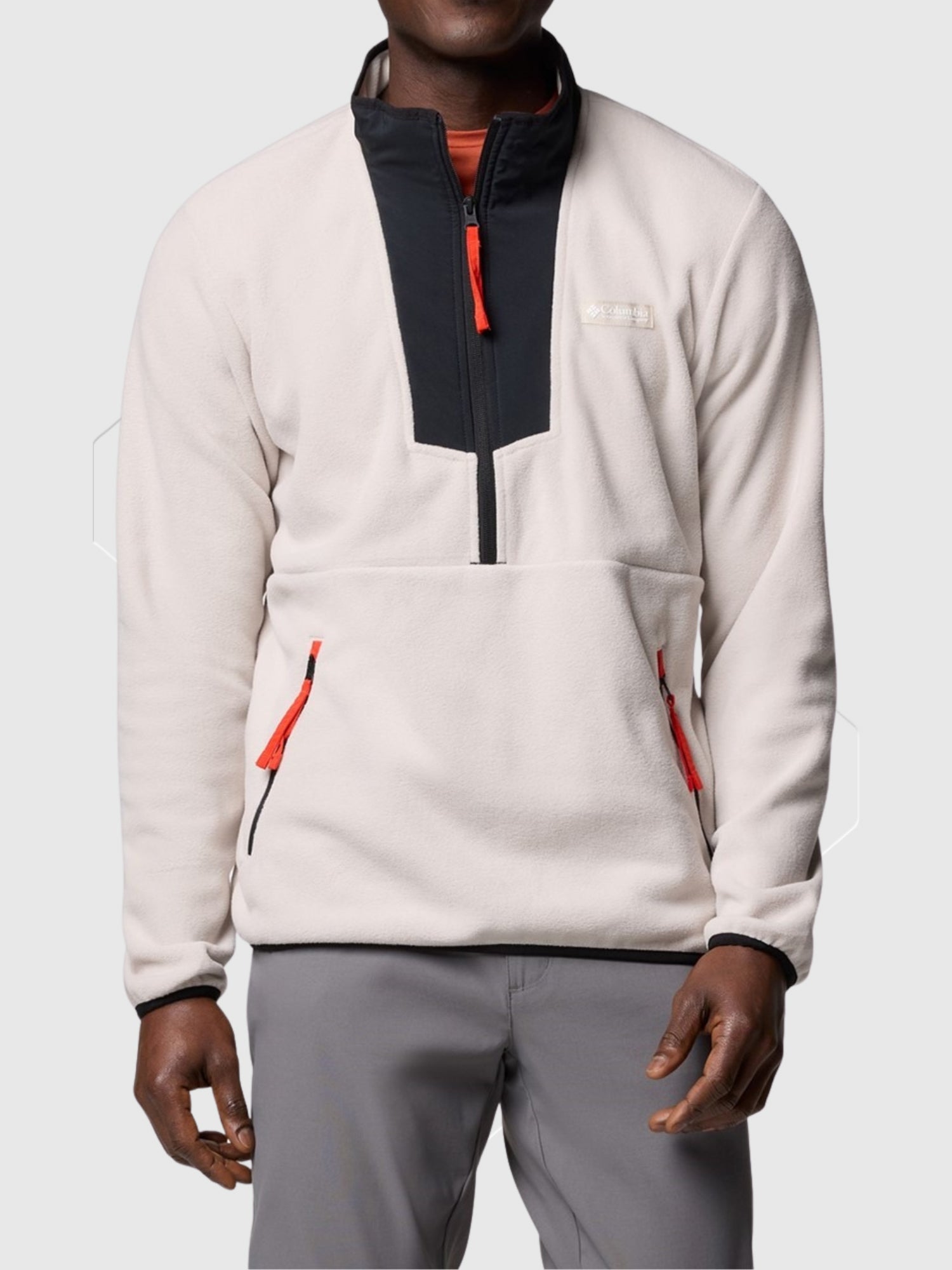 Columbia Sequoia Grove Half Zip Fleece Stone/Black from Saxumo.com