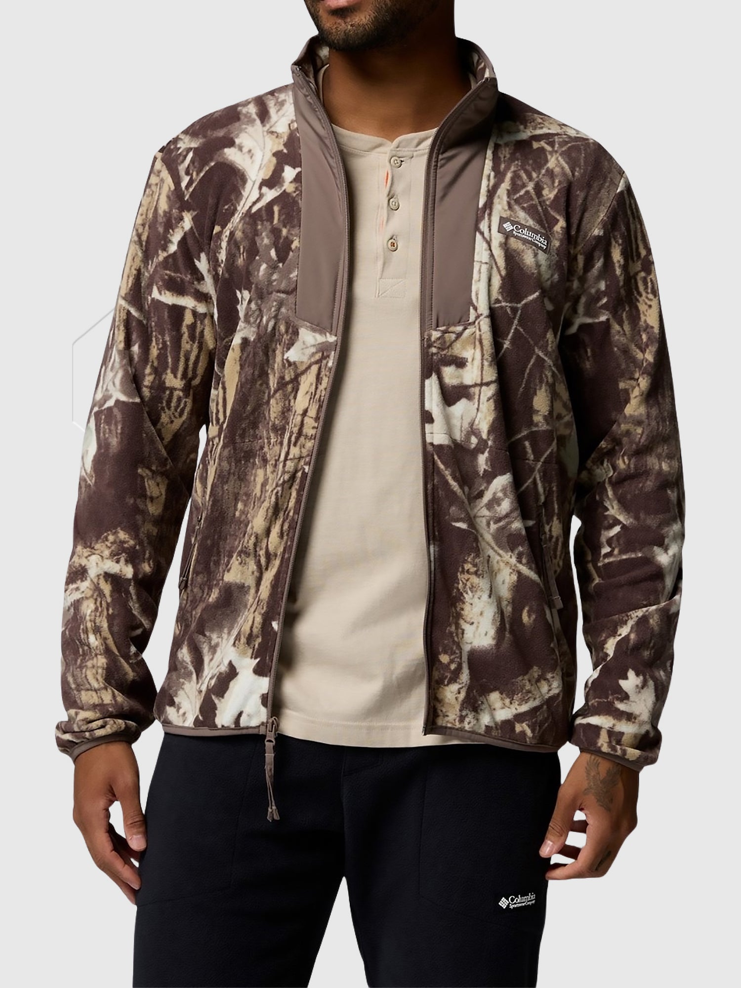 Columbia Sequoia Grove Printed Full Zip Iron Titanium from Saxumo.com