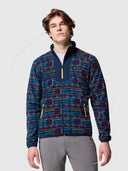 Columbia Sequoia Grove Printed Full Zip Navy Blue from Saxumo.com