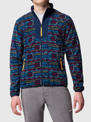 Columbia Sequoia Grove Printed Full Zip Navy Blue from Saxumo.com