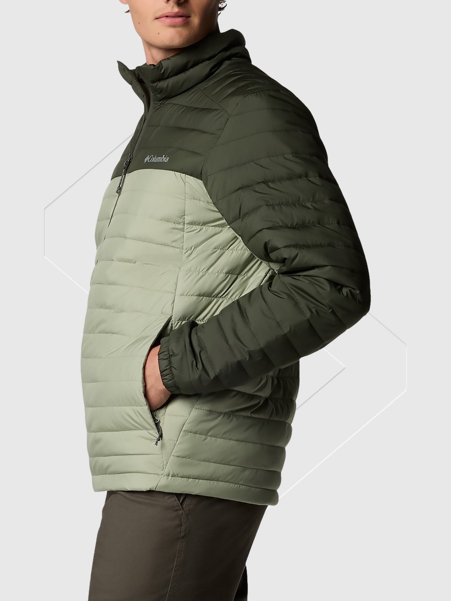 Columbia Silver Falls II Jacket Safari Green from Saxumo.com