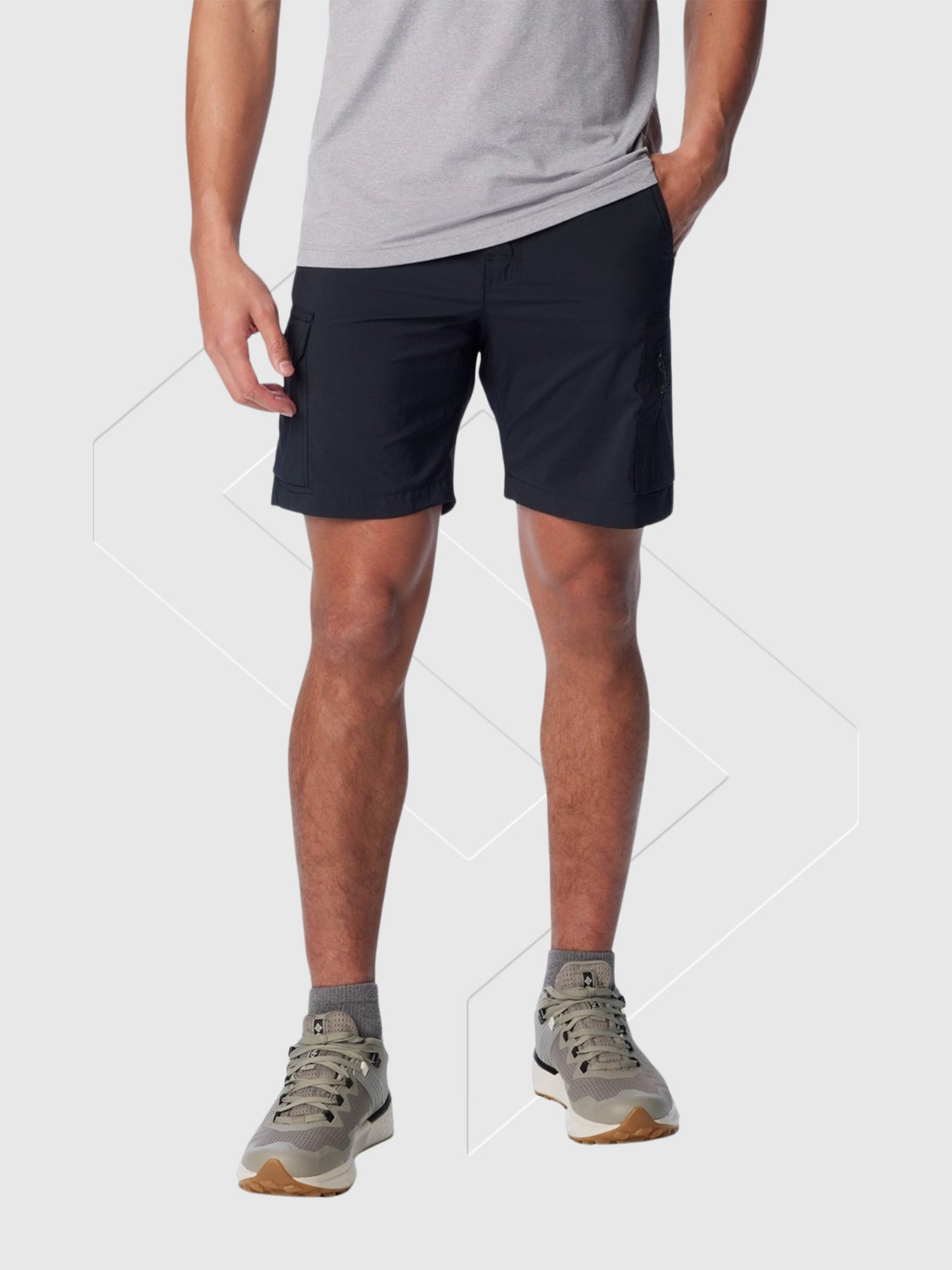 Columbia Silver Ridge Utility Cargo Short Black from Saxumo.com