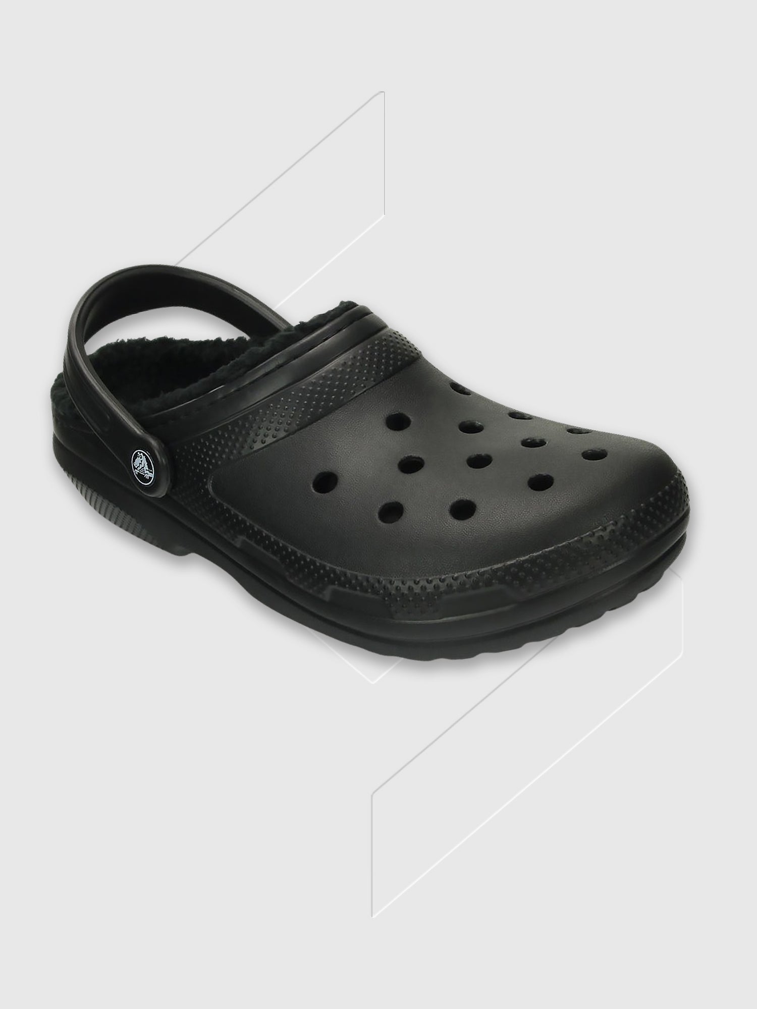 Crocs Classic Lined Synthetic Clogs Black from Saxumo.com