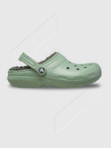 Crocs Classic Lined Synthetic Clogs Moss/Multi