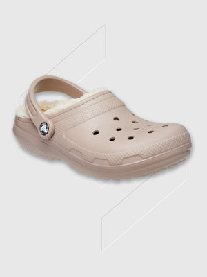Crocs Classic Lined Synthetic Clogs Mushroom/Bone from Saxumo.com