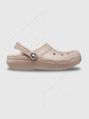 Crocs Classic Lined Synthetic Clogs Mushroom/Bone from Saxumo.com