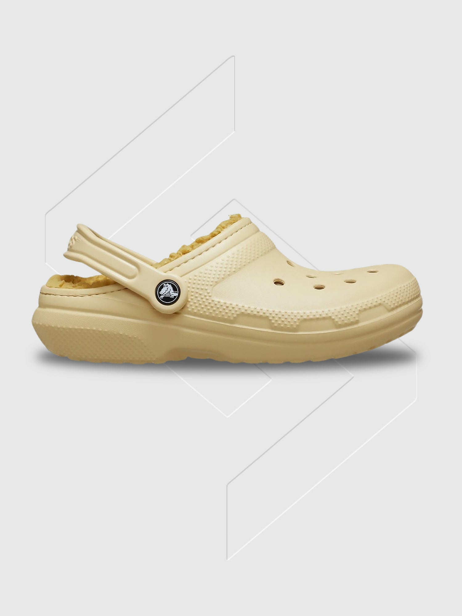 Crocs Classic Lined Thermoplastic Clogs Sesame from Saxumo.com