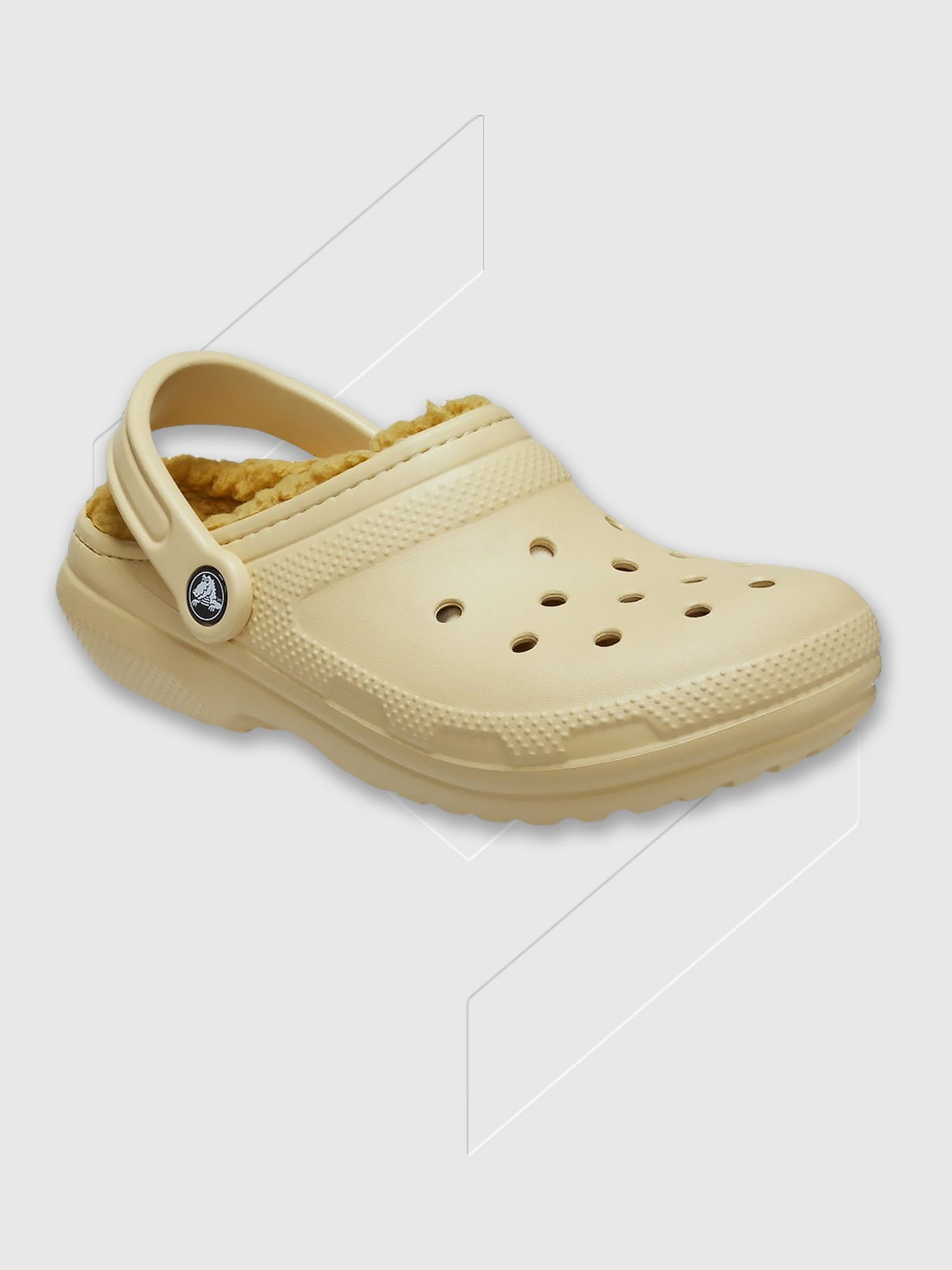 Crocs Classic Lined Thermoplastic Clogs Sesame from Saxumo.com