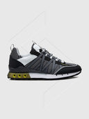 Cruyff Fearia Hex-Tech Montserrat White/Fluo Yellow Trainer from Saxumo
