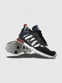 Cruyff Fearia Hex-Tech Montserrat White/Navy/Red Trainer from Saxumo
