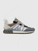 Cruyff Fearia Hex-Tech White/Caribou Trainer from Saxumo