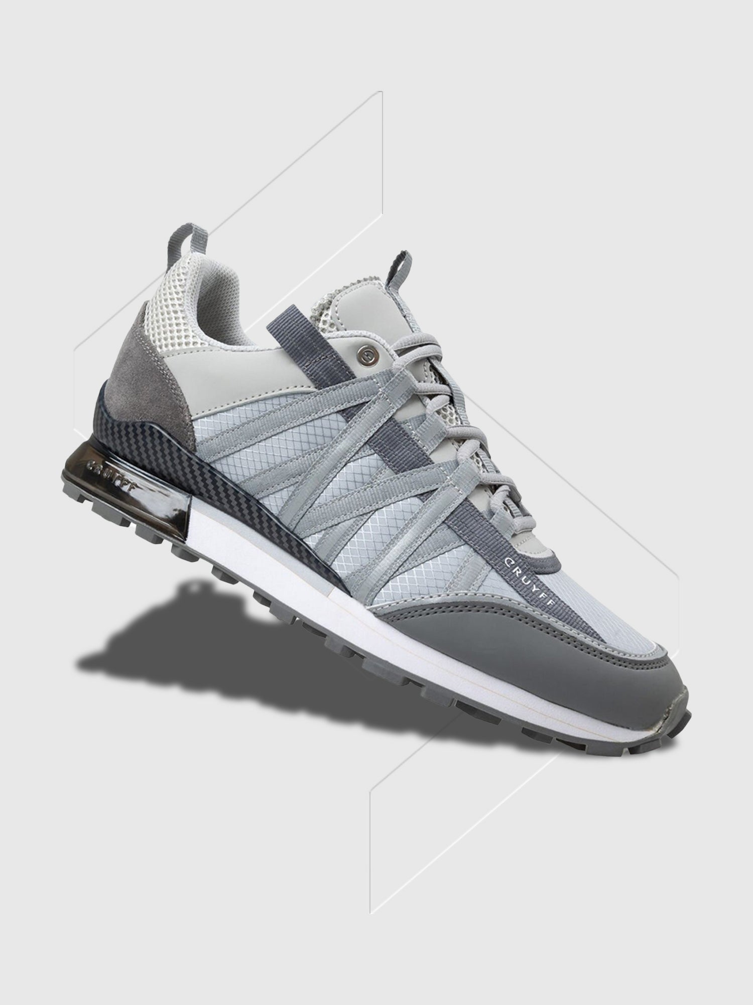 Cruyff Fearia Light Grey Trainer from Saxumo