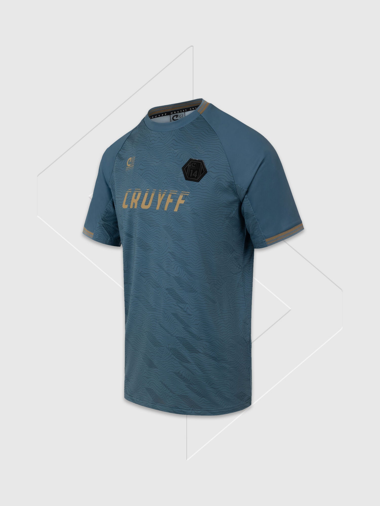 Cruyff Icon T-Shirt Teal from Saxumo.com