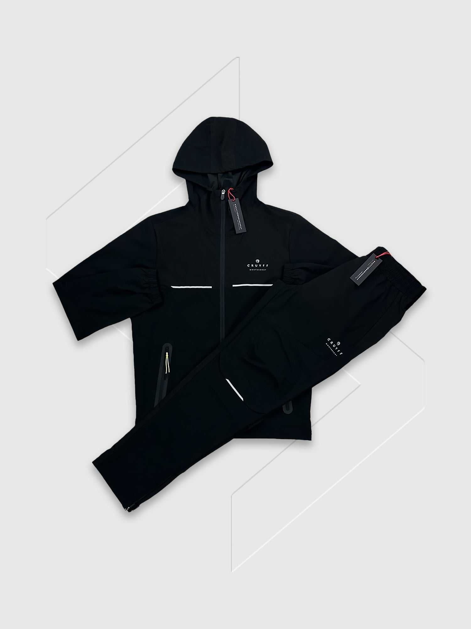 Cruyff Montserrat Surveyor Tracksuit Set Black from Saxumo