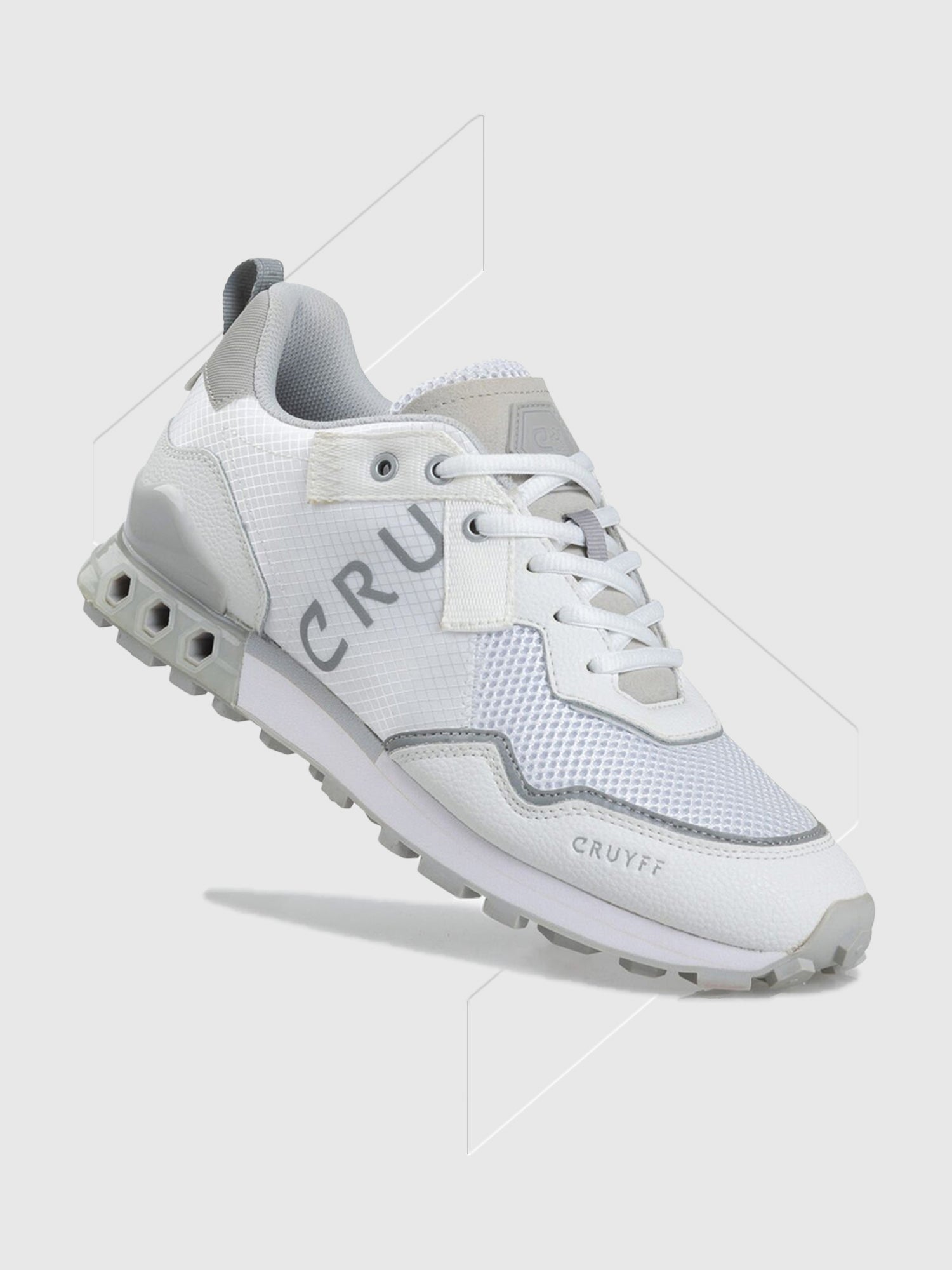 Cruyff Superbia Hex-Tech White Trainer from Saxumo