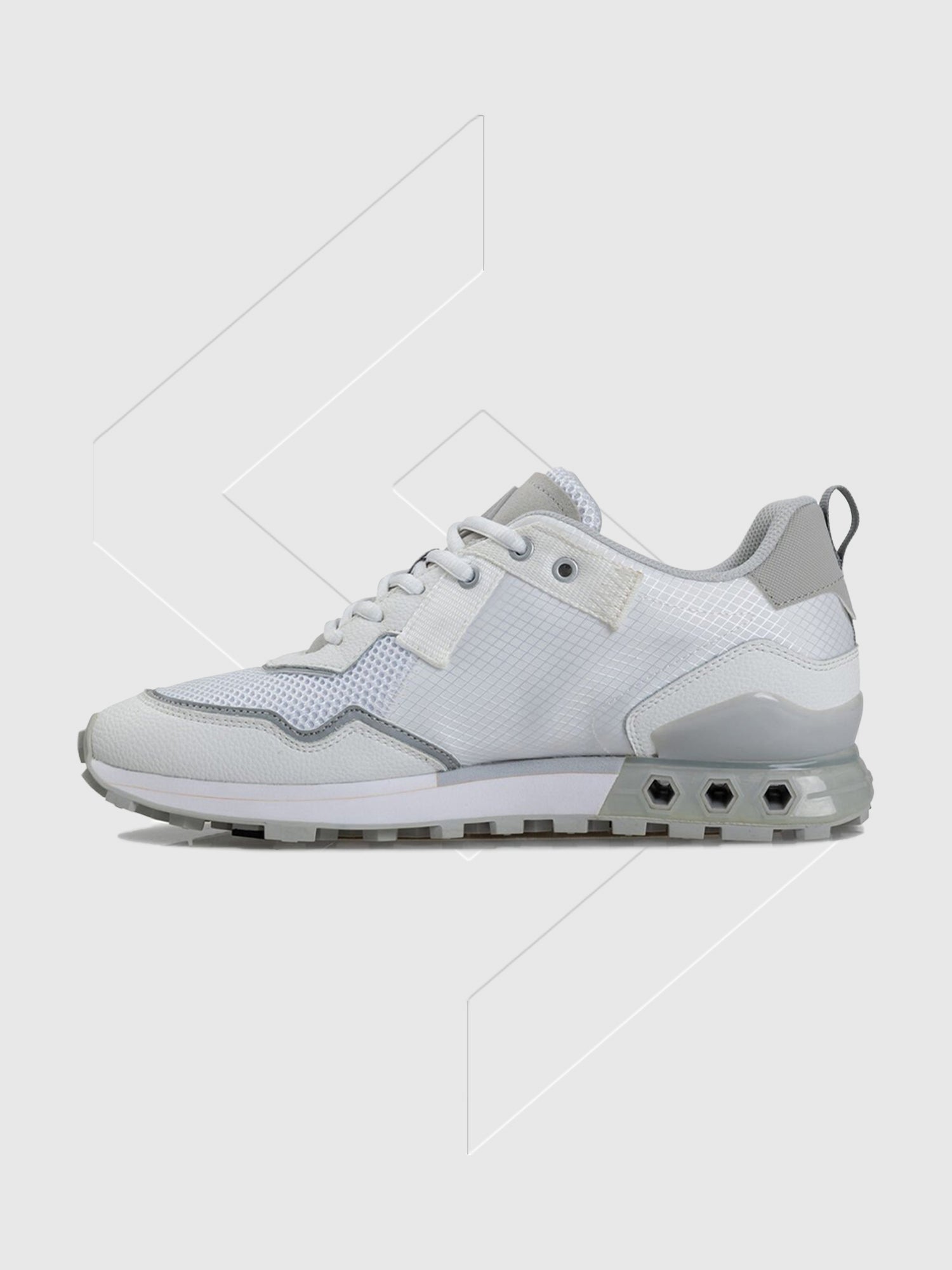 Cruyff Superbia Hex-Tech White Trainer from Saxumo