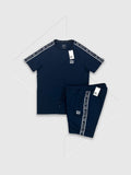 Cruyff Xicota Taped T-shirt/ Shorts Set Navy Blue
