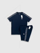 Cruyff Xicota Taped T-shirt/ Shorts Set Navy Blue from Saxumo