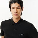 Lacoste Regular Fit Cotton Polo Shirt Black from Saxumo